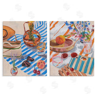 Melissa Wang | Tangerine Tides Blanket