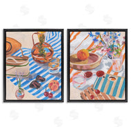Melissa Wang | Tangerine Tides Blanket