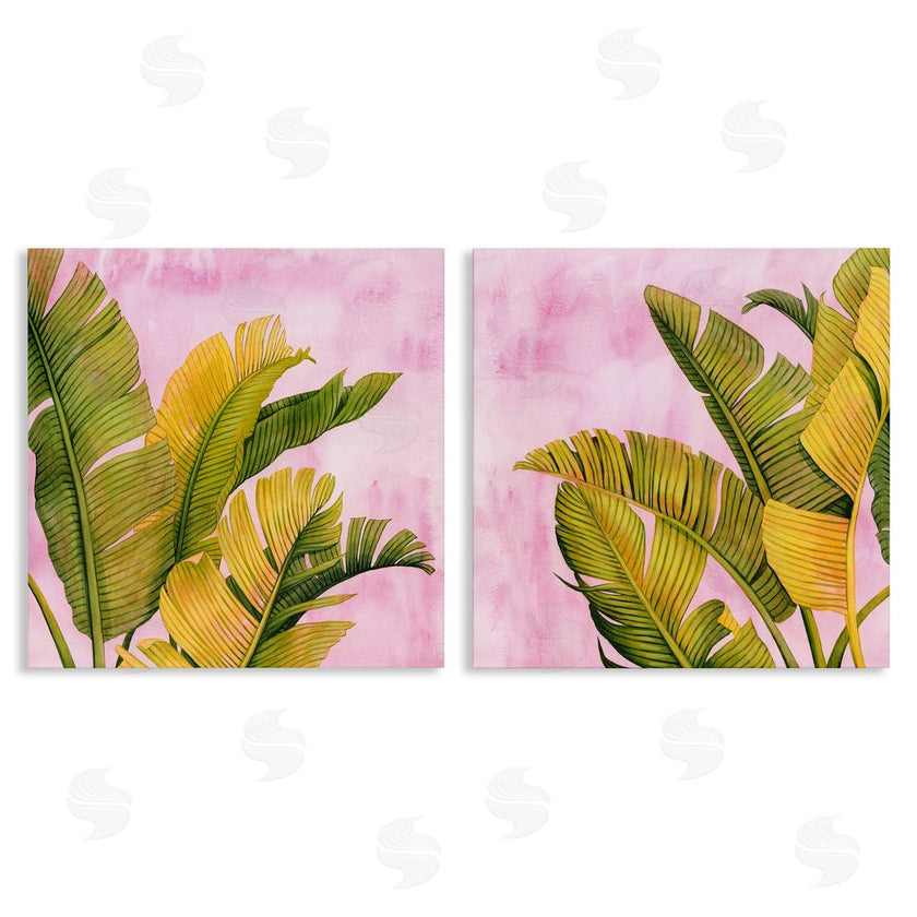 Grace Popp | Pink & Palms Leaves