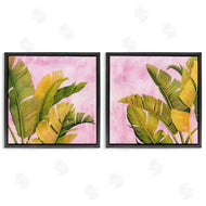Grace Popp | Pink & Palms Leaves