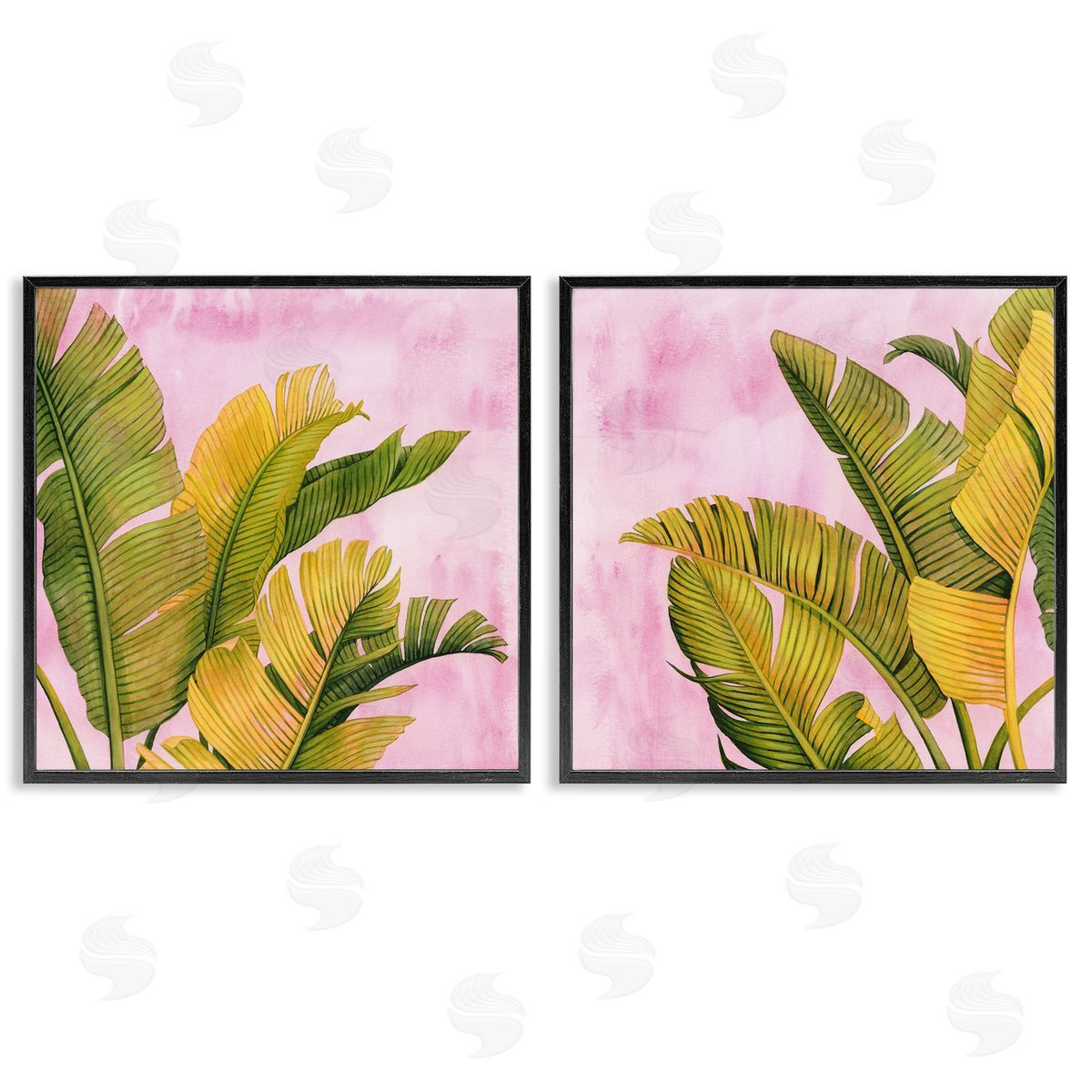 Grace Popp | Pink & Palms Leaves