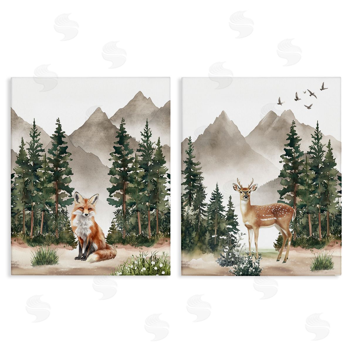 Christine Simpson Art | In the Woods Animals