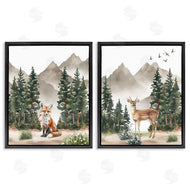 Christine Simpson Art | In the Woods Animals