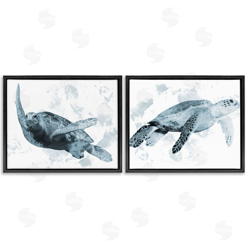 Marcus Prime | Blue Weathered Turtle Portraits