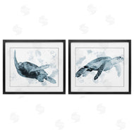 Marcus Prime | Blue Weathered Turtle Portraits