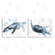 Marcus Prime | Blue Weathered Turtle Portraits