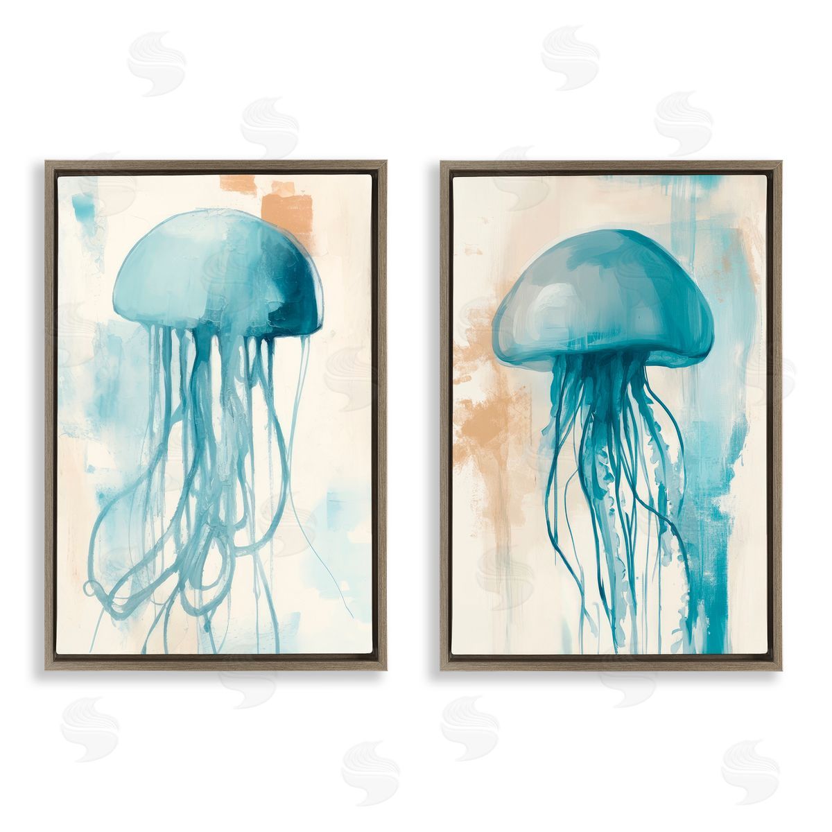 Irena Orlov Dreamy Jellyfish Illusions Canvas Wall Art Print