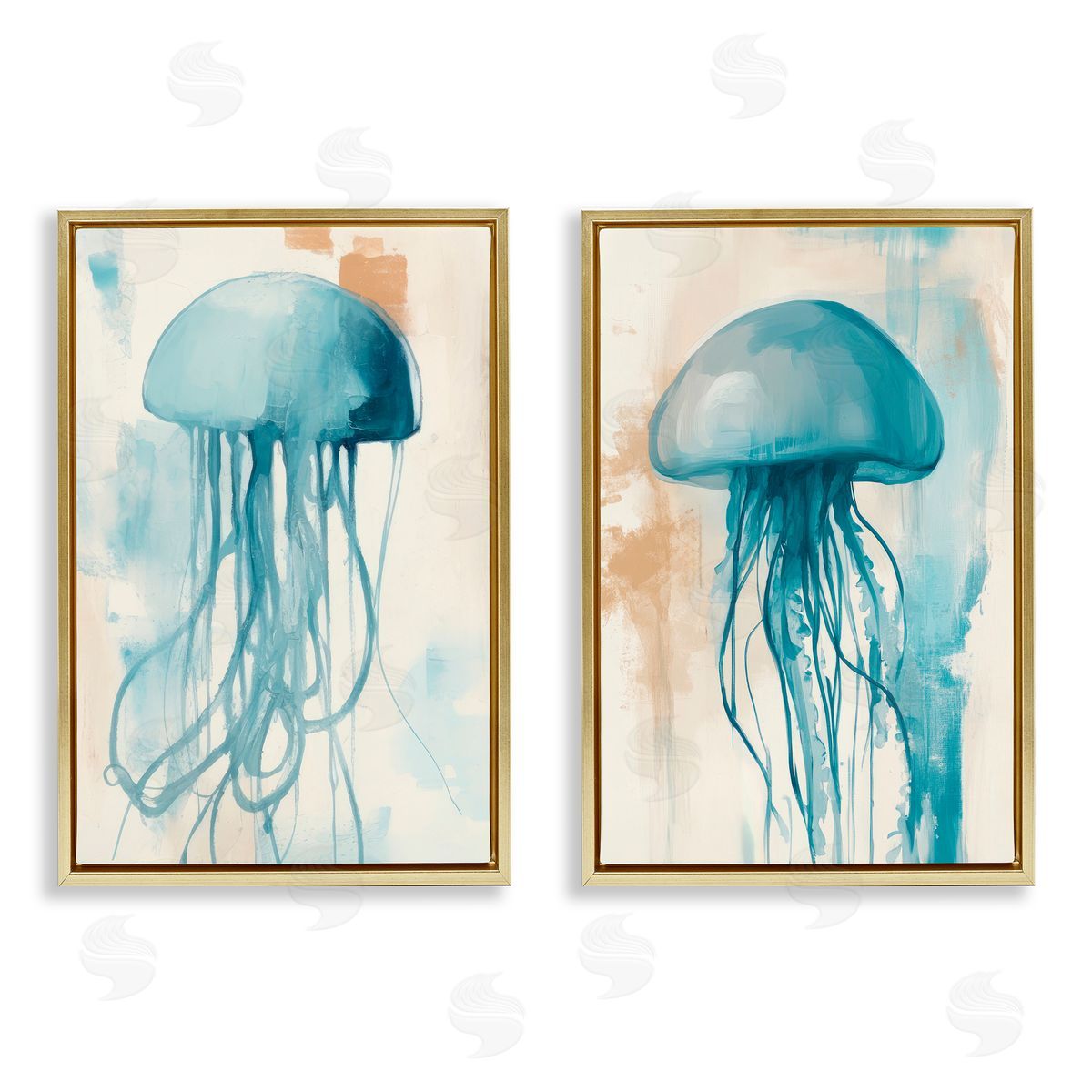 Irena Orlov Dreamy Jellyfish Illusions Canvas Wall Art Print