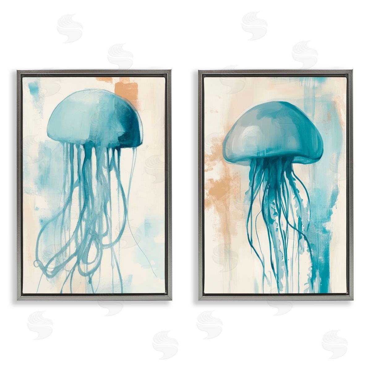 Irena Orlov Dreamy Jellyfish Illusions Canvas Wall Art Print