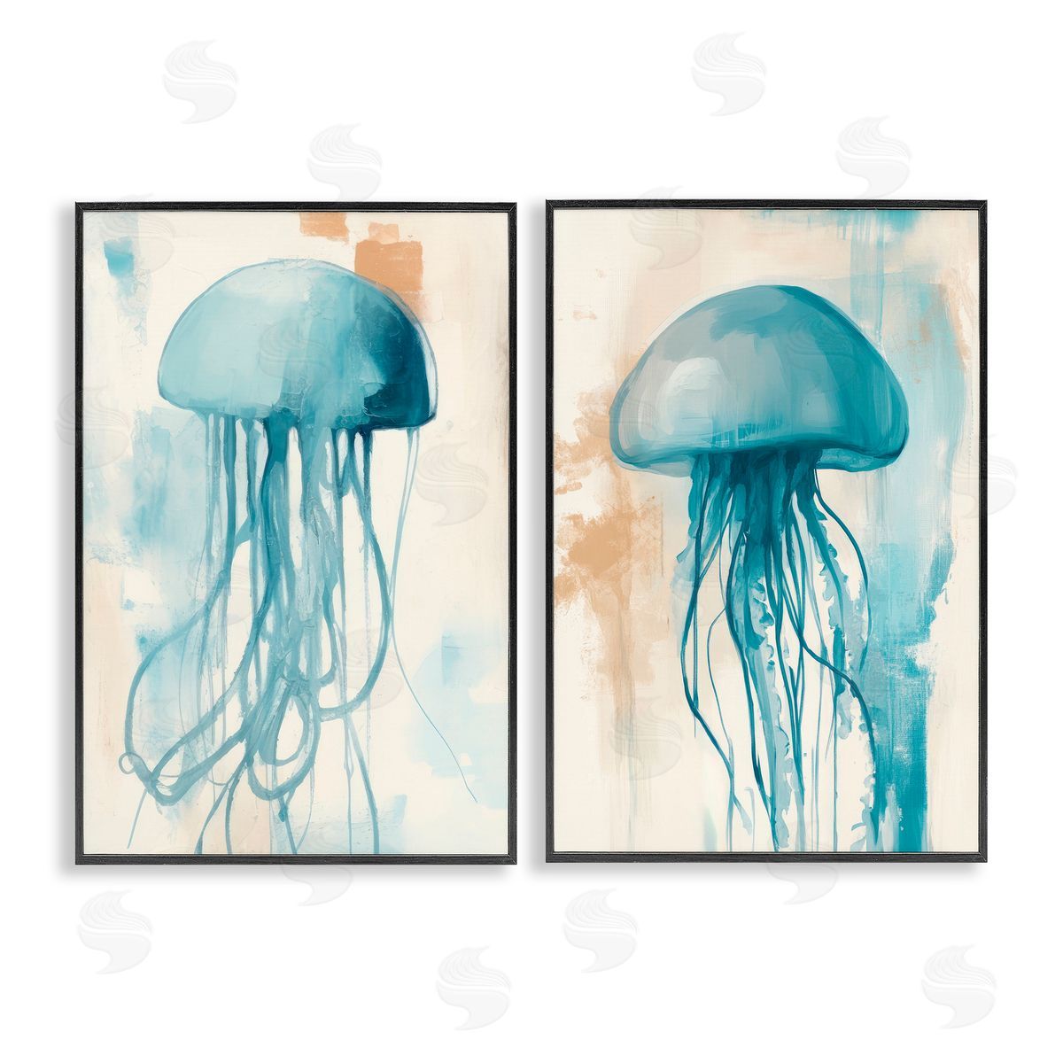 Irena Orlov Dreamy Jellyfish Illusions Canvas Wall Art Print