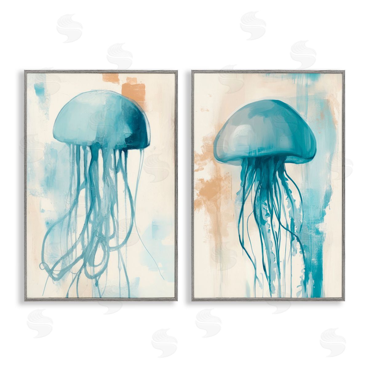 Irena Orlov Dreamy Jellyfish Illusions Canvas Wall Art Print