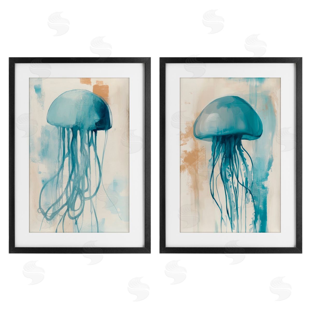 Irena Orlov Dreamy Jellyfish Illusions Canvas Wall Art Print