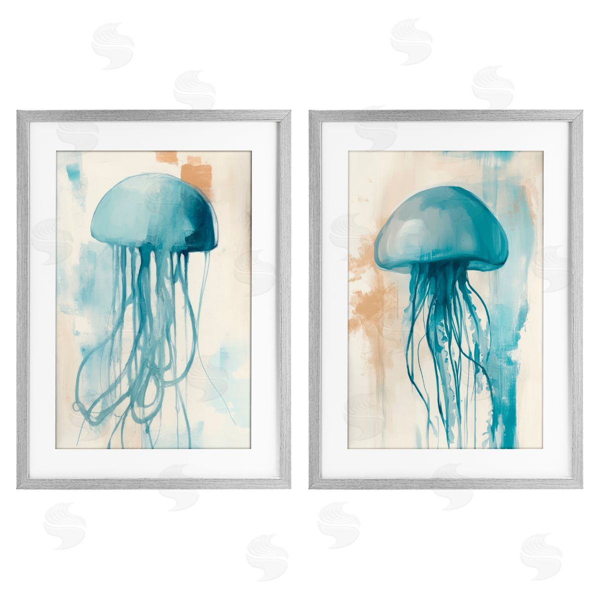 Irena Orlov Dreamy Jellyfish Illusions Canvas Wall Art Print