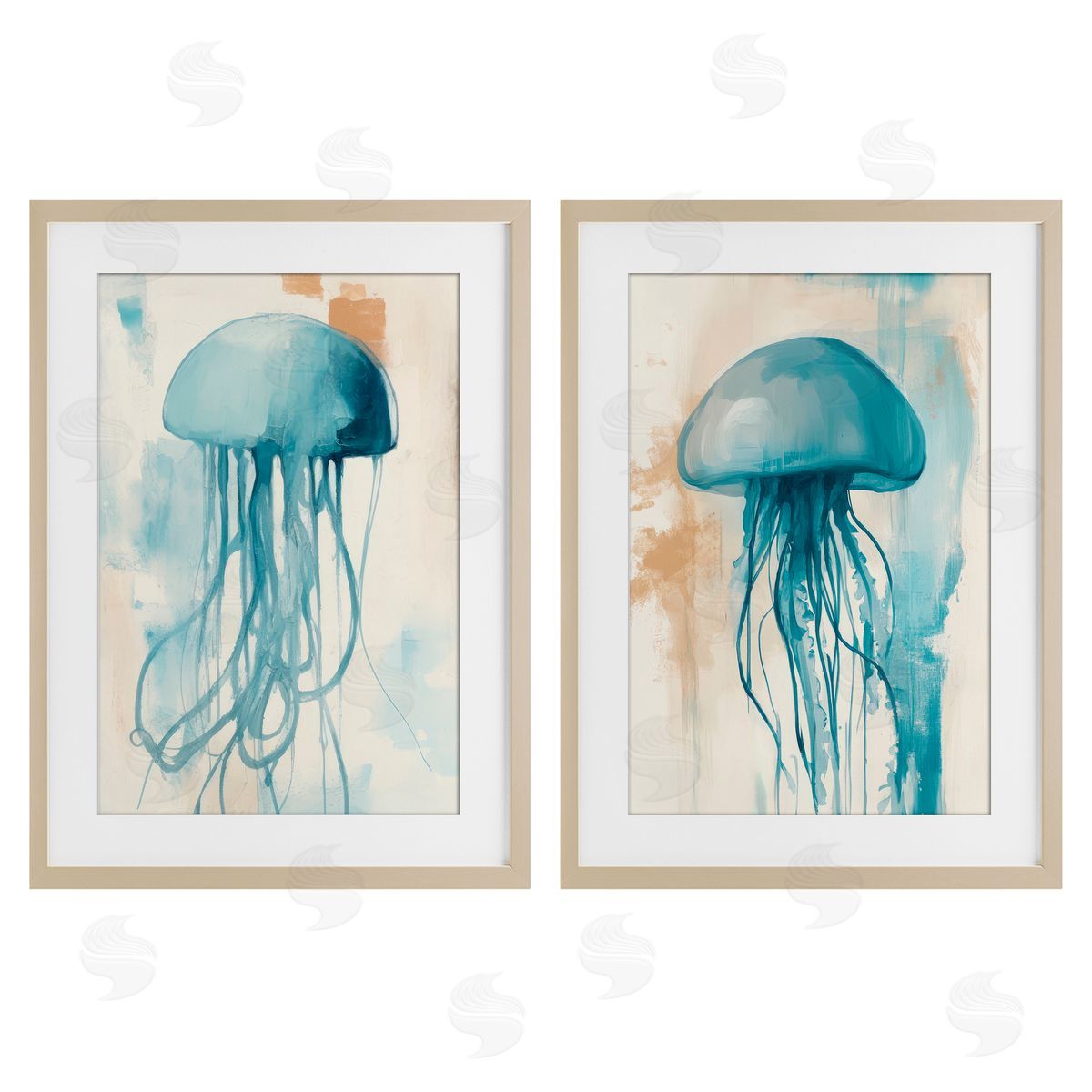 Irena Orlov Dreamy Jellyfish Illusions Canvas Wall Art Print