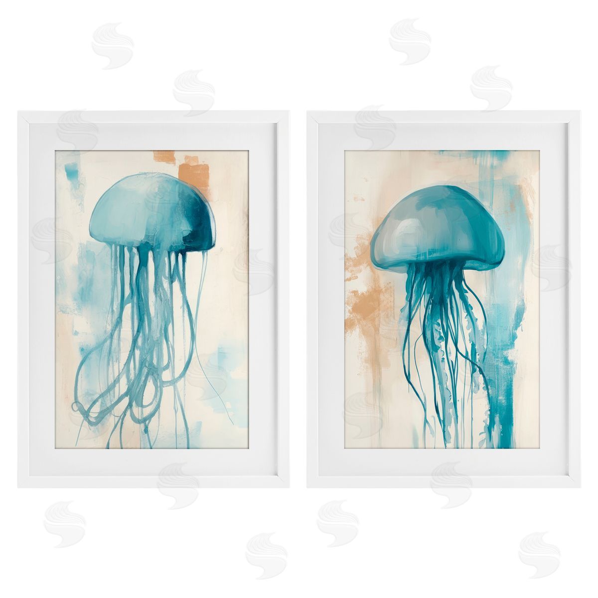 Irena Orlov Dreamy Jellyfish Illusions Canvas Wall Art Print