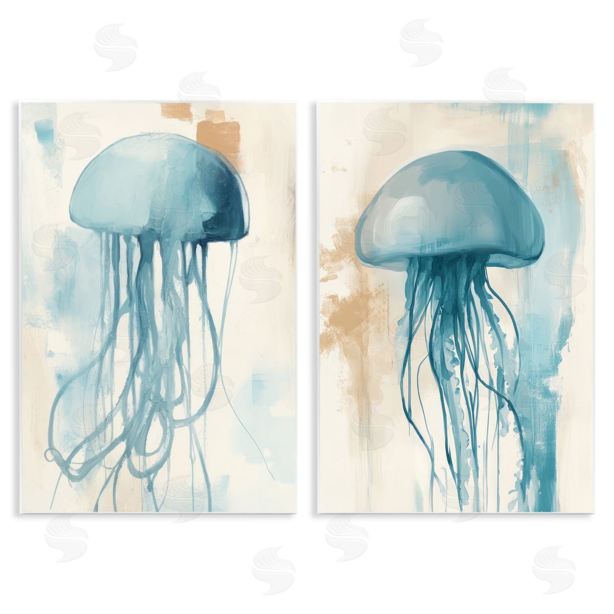 Irena Orlov Dreamy Jellyfish Illusions Canvas Wall Art Print