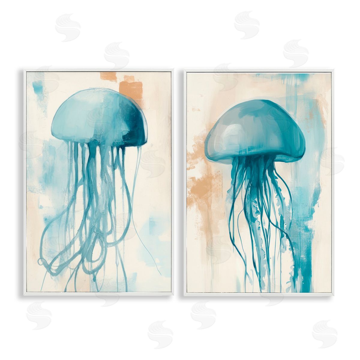 Irena Orlov Dreamy Jellyfish Illusions Canvas Wall Art Print