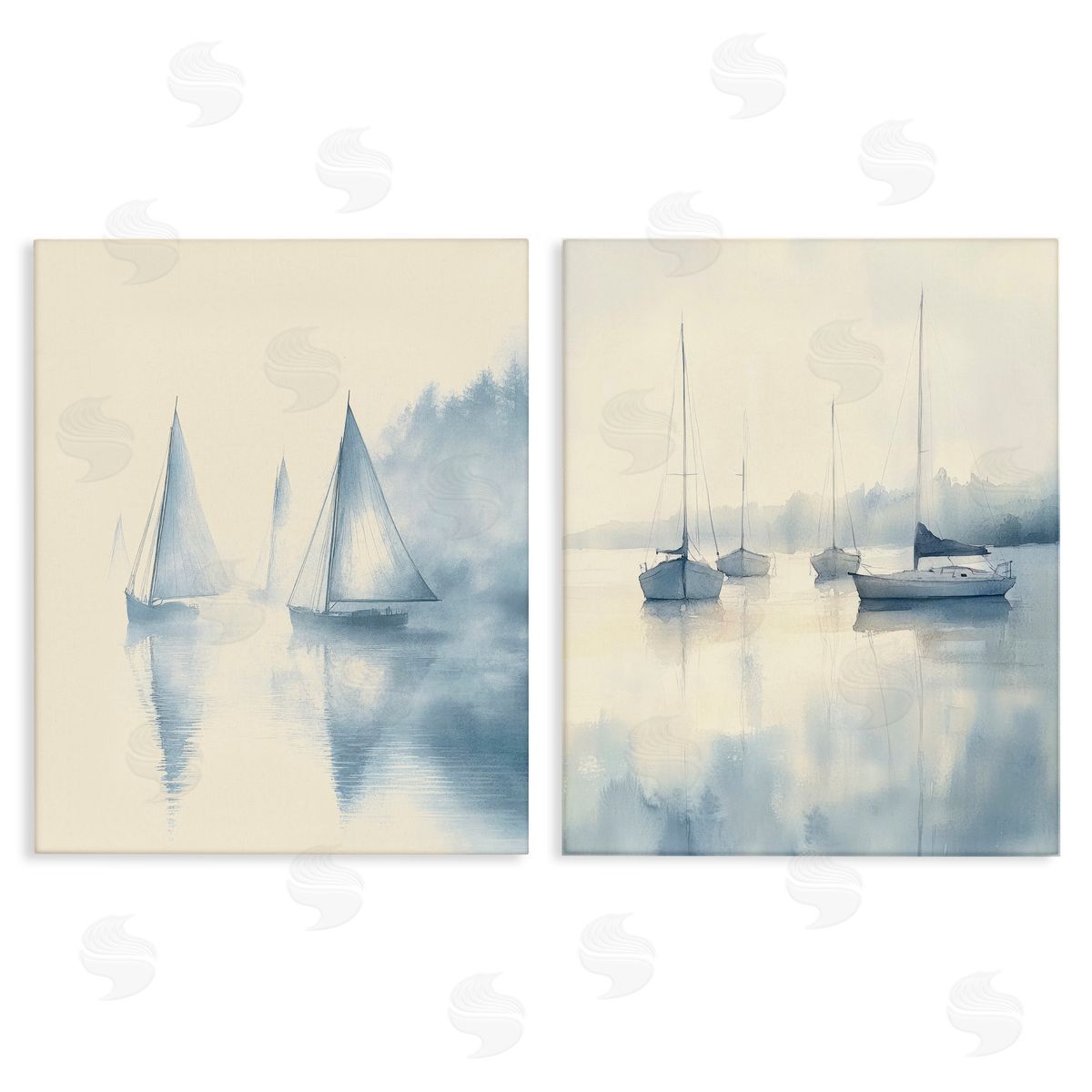 Novae Tides Of Freedom Sailboats Canvas Wall Art Print