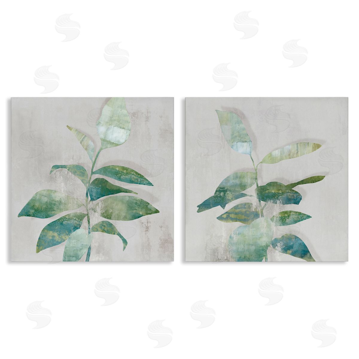 Alex Black Rustic Minimal Blooms Canvas Wall Art Print