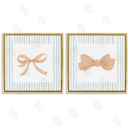 PATRICIA PINTO | Striped Border Bow