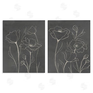 Elizabeth Medley | Simple Gray Poppies