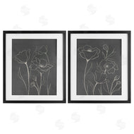 Elizabeth Medley | Simple Gray Poppies