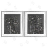 Elizabeth Medley | Simple Gray Poppies
