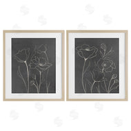 Elizabeth Medley | Simple Gray Poppies