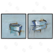 Ethan Harper | Calm Boat Reflection
