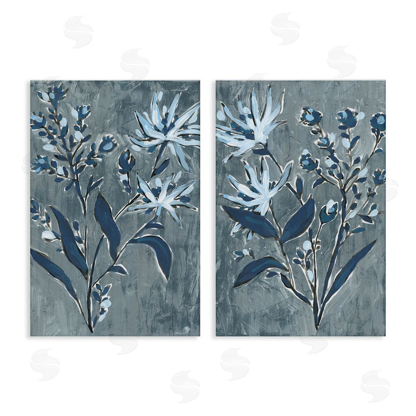 June Erica Vess | Navy Flower Sprigs