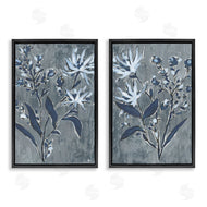 June Erica Vess | Navy Flower Sprigs