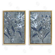 June Erica Vess | Navy Flower Sprigs