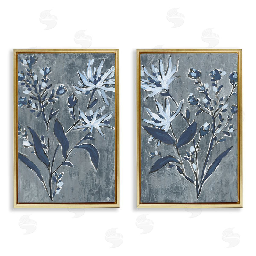 June Erica Vess | Navy Flower Sprigs