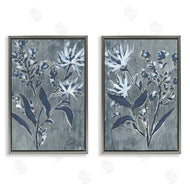June Erica Vess | Navy Flower Sprigs