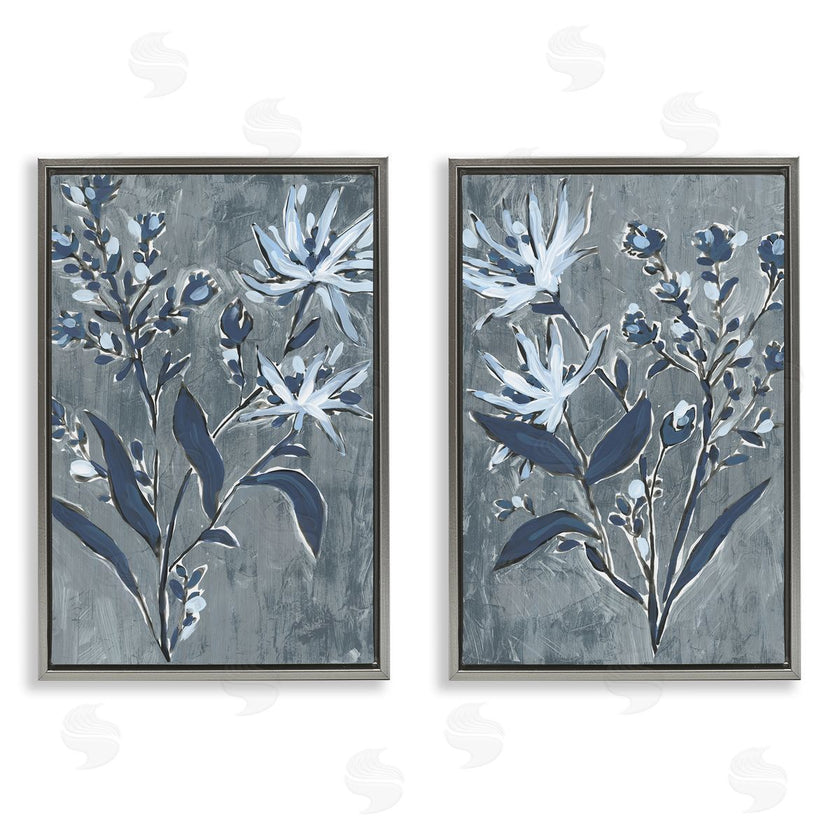 June Erica Vess | Navy Flower Sprigs