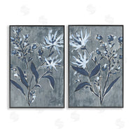 June Erica Vess | Navy Flower Sprigs