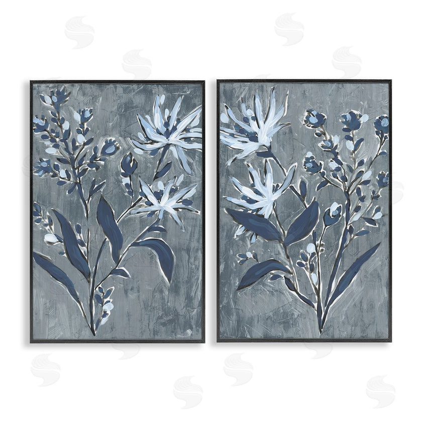 June Erica Vess | Navy Flower Sprigs