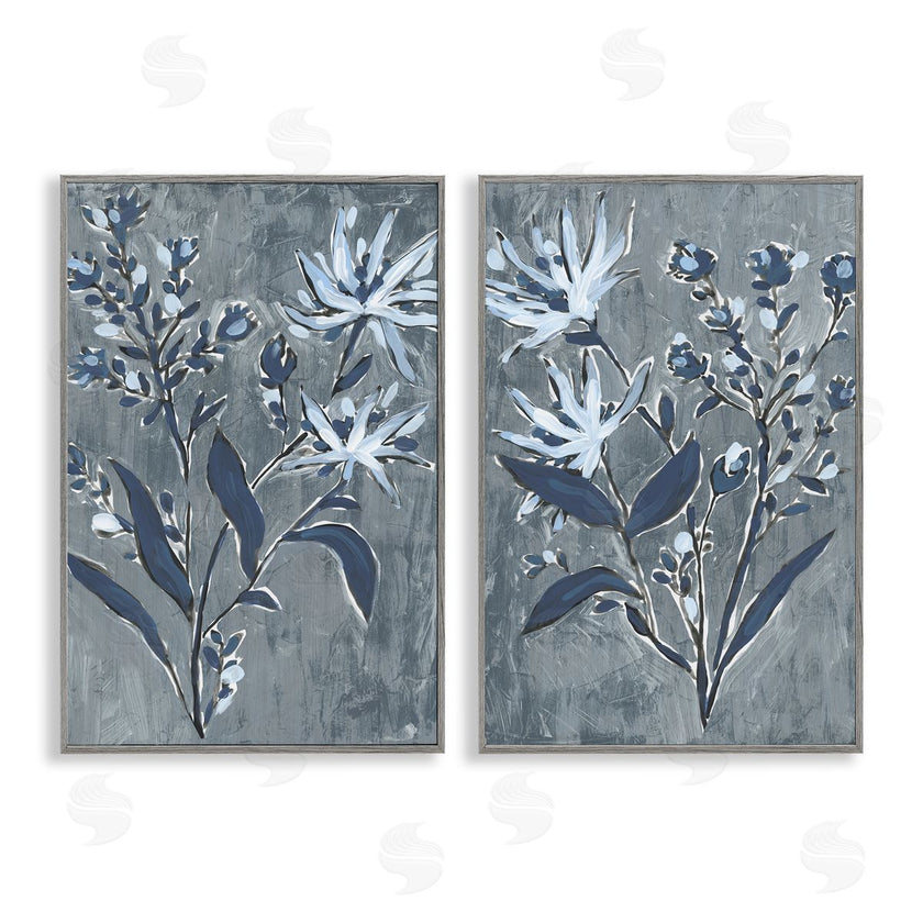 June Erica Vess | Navy Flower Sprigs