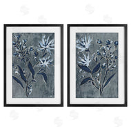 June Erica Vess | Navy Flower Sprigs