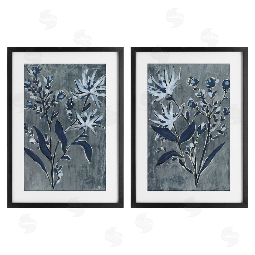 June Erica Vess | Navy Flower Sprigs