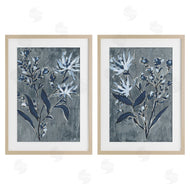June Erica Vess | Navy Flower Sprigs