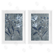 June Erica Vess | Navy Flower Sprigs