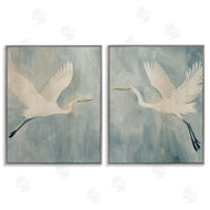 Grace Popp | Island Specter Egrets