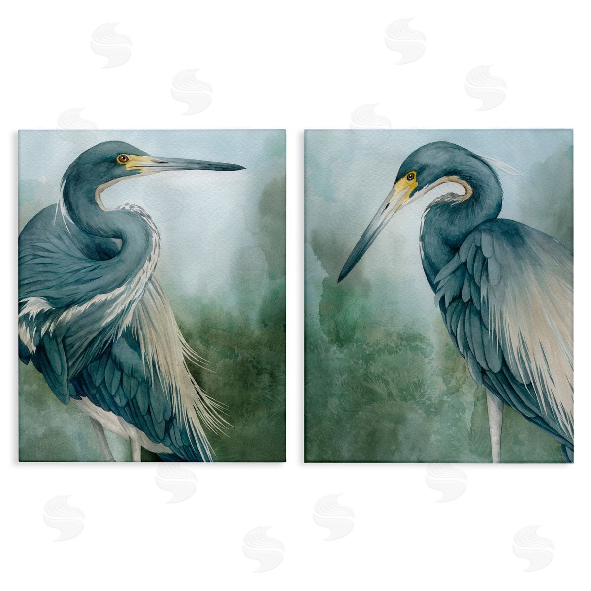 Grace Popp Bayou King Herons Canvas Wall Art Print