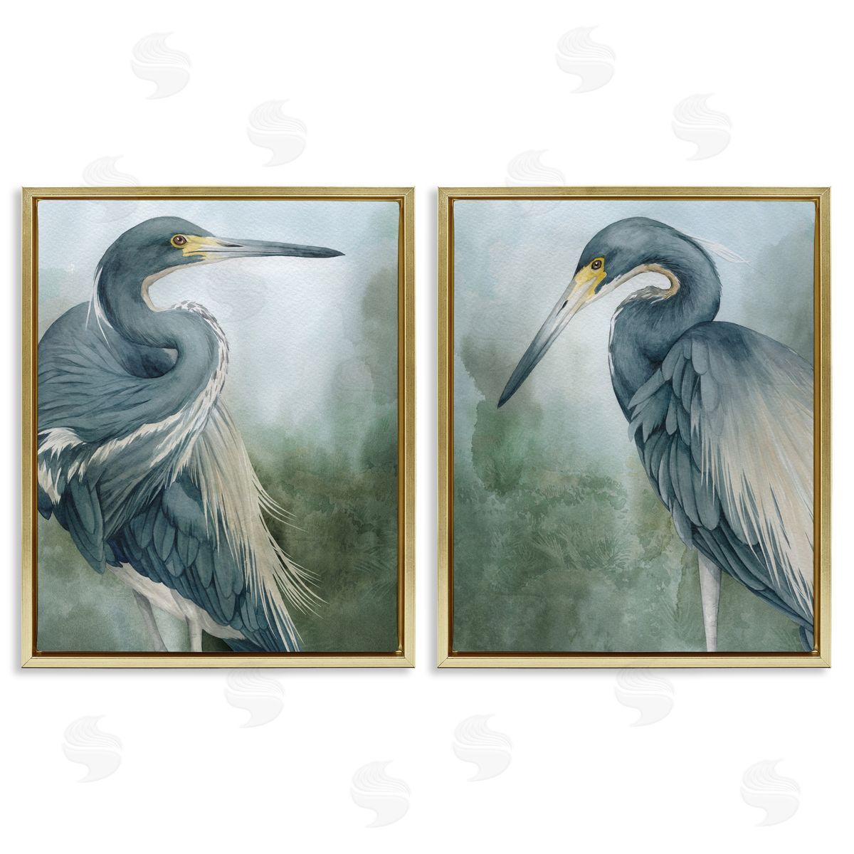 Grace Popp Bayou King Herons Canvas Wall Art Print