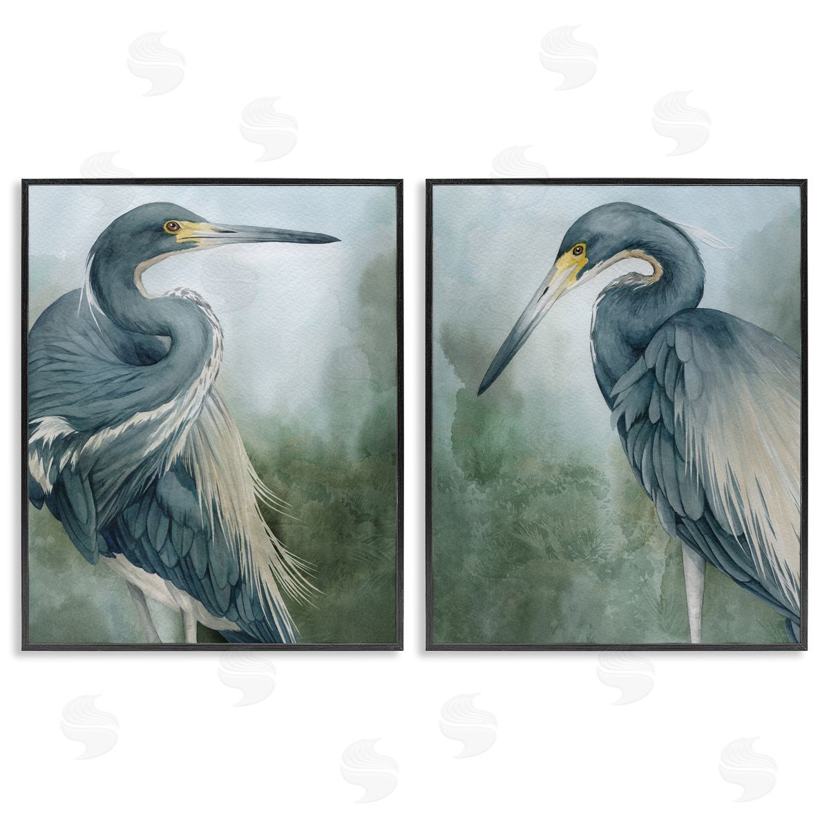 Grace Popp Bayou King Herons Canvas Wall Art Print