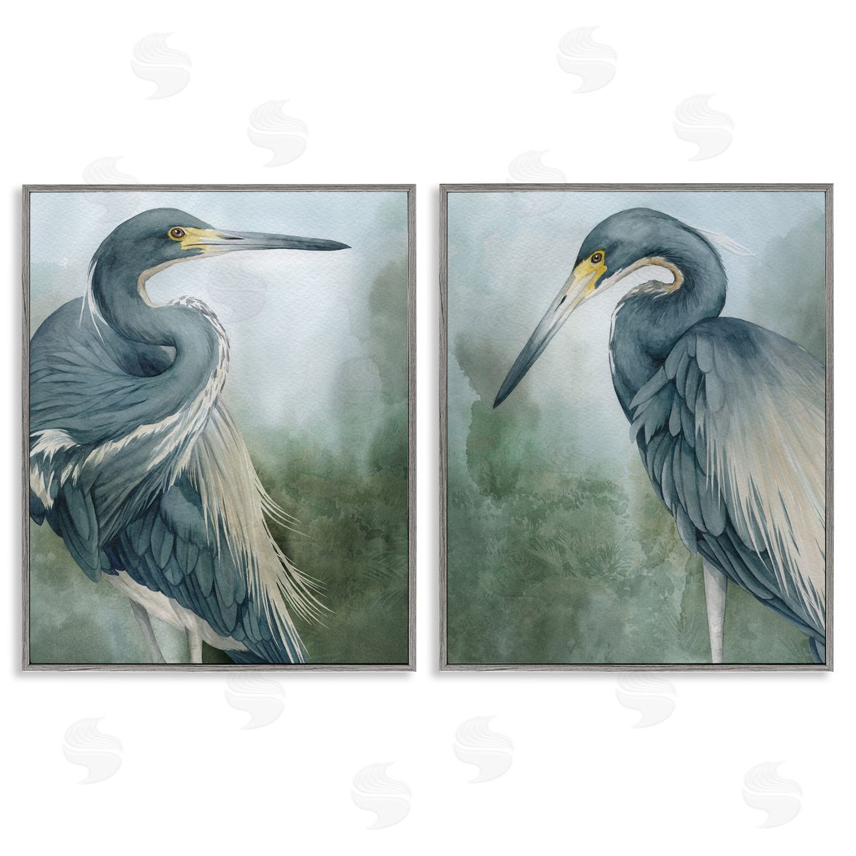 Grace Popp Bayou King Herons Canvas Wall Art Print