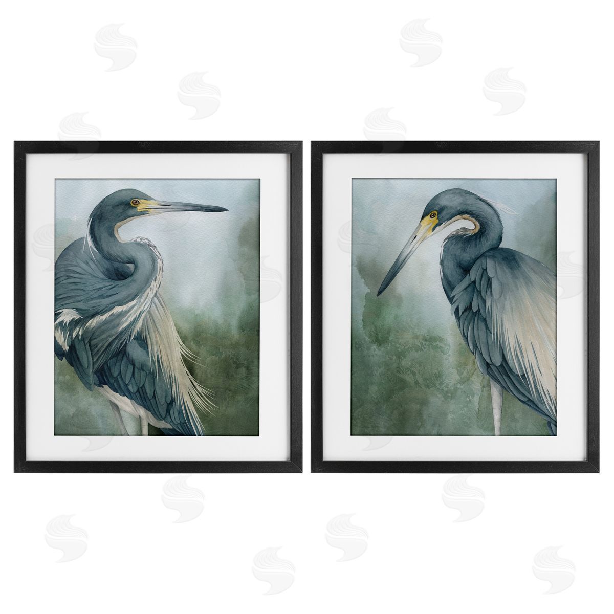 Grace Popp Bayou King Herons Canvas Wall Art Print