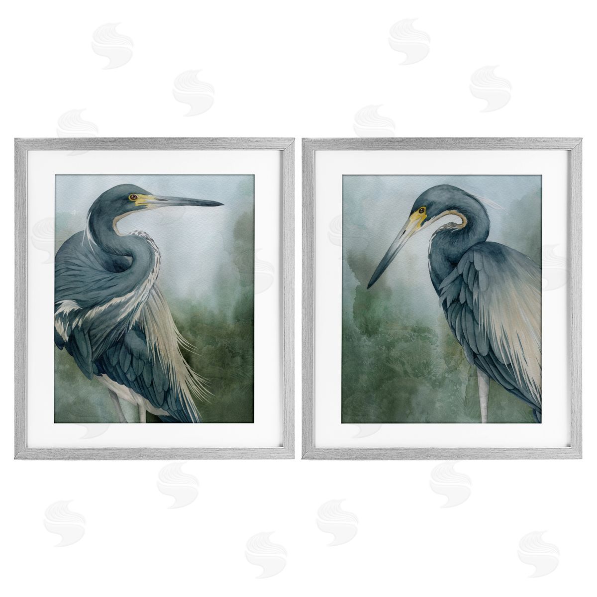 Grace Popp Bayou King Herons Canvas Wall Art Print