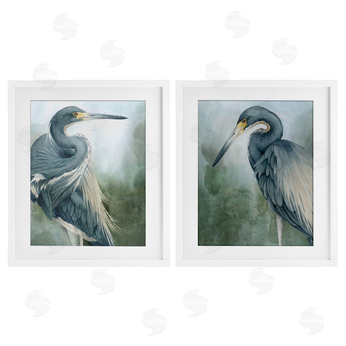 Grace Popp Bayou King Herons Canvas Wall Art Print